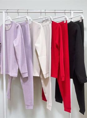 都市丽人保暖内衣女士新款冬季加绒加厚锁温打底秋衣裤套装LWT2A6