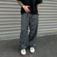 子潮 男女直筒宽松通勤纯色休闲裤 UNAps夏季 cleanfit立体剪裁西裤
