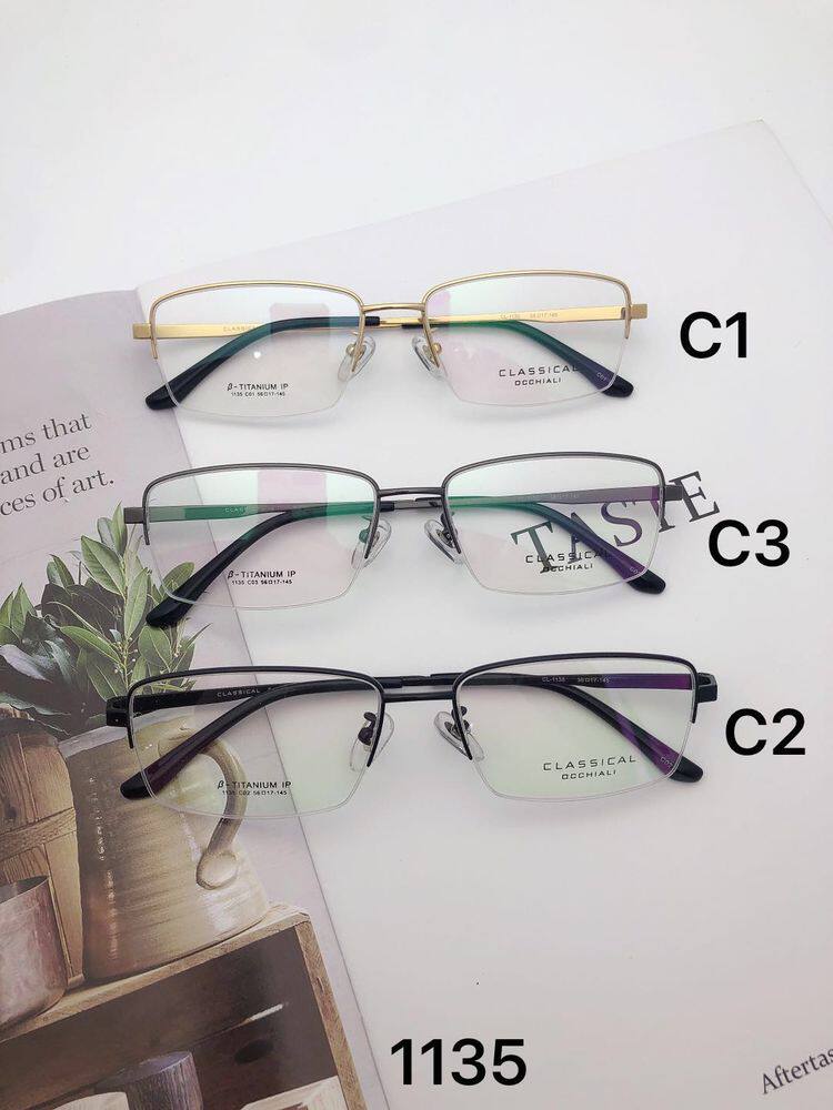 2020年classical克莱斯克β钛商务全框超轻眼镜框近视钛镜架 1135
