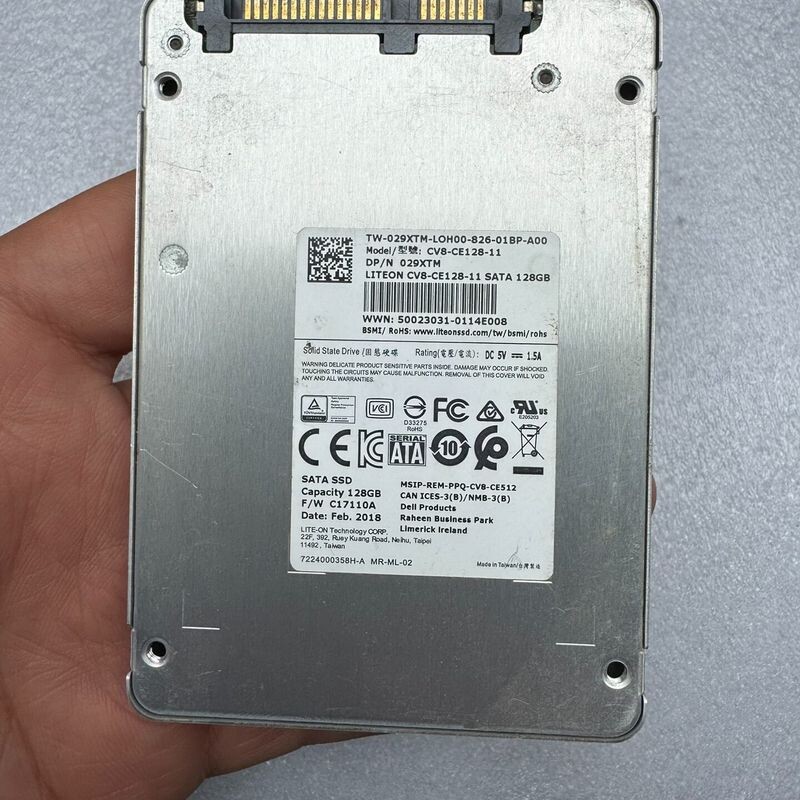 议价建兴cv8 128g固态硬盘2.5寸，刚刚拆机下来的 功能正