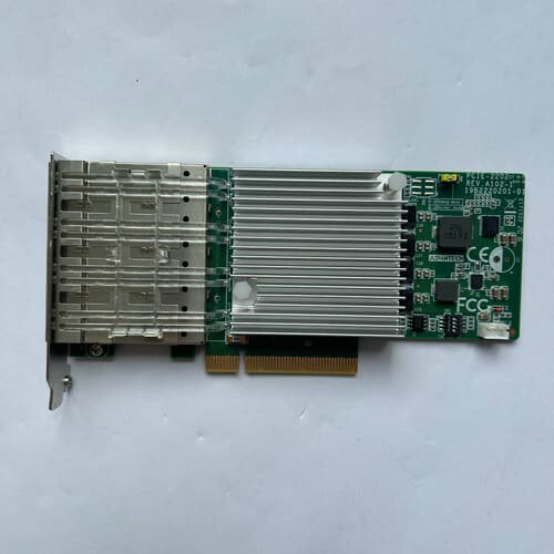 议价X710-F4-A曙光4口万兆网卡 4张，没有模块，成色新，