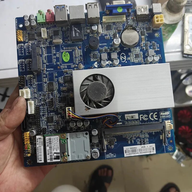 议价ZA-2980AC1主板 i5-5250u拆机带风扇