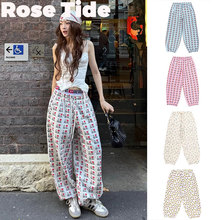 Rose tide买手店正品Ashely williams卫裤Iloveme印花休闲裤长裤