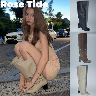 Rose Tide买手店现货Paloma wool靴子王饱饱同款柳丁可拆卸长筒靴