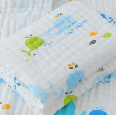 四层105*105cm±5cm新生儿浴巾