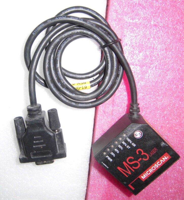 拆机原装MicroScan MS-3 LASER条码扫描固定式读码器/实物图现货