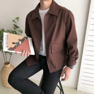 现货外套男休闲韩版简约夹克高级感百搭上衣 JK30-P78图片