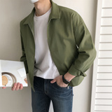 2025秋款夹克外套男复古宽松休闲百搭开衫上衣JK20-P78，男装夹克，星座1017-1