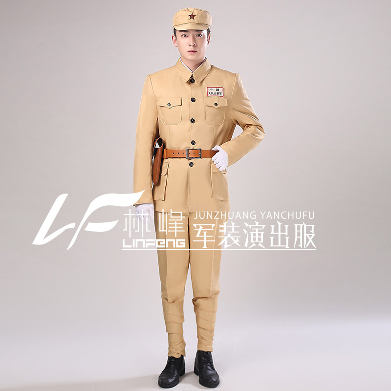 中国人民志愿军新款2017年春季工装制服舞台演出服表演军装影视服
