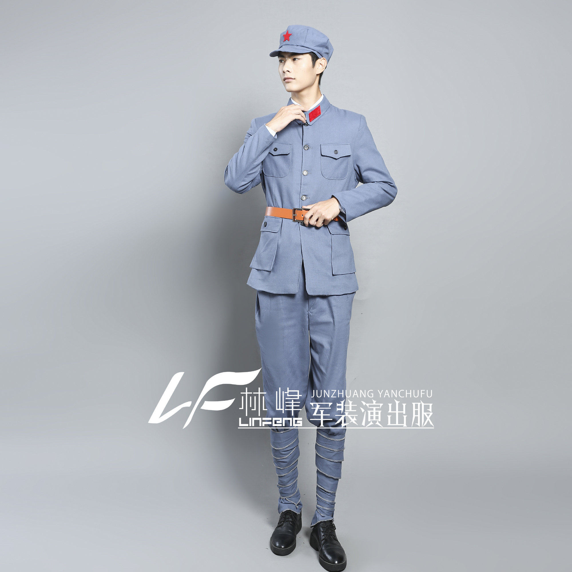 新款棉麻老红军装抗战八路演出话剧本杀影视微电影包邮2022年春季