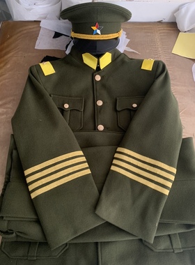 军阀毛呢演出民国抗战陈星旭大衣套装包邮新款剧本杀cos帅气披风