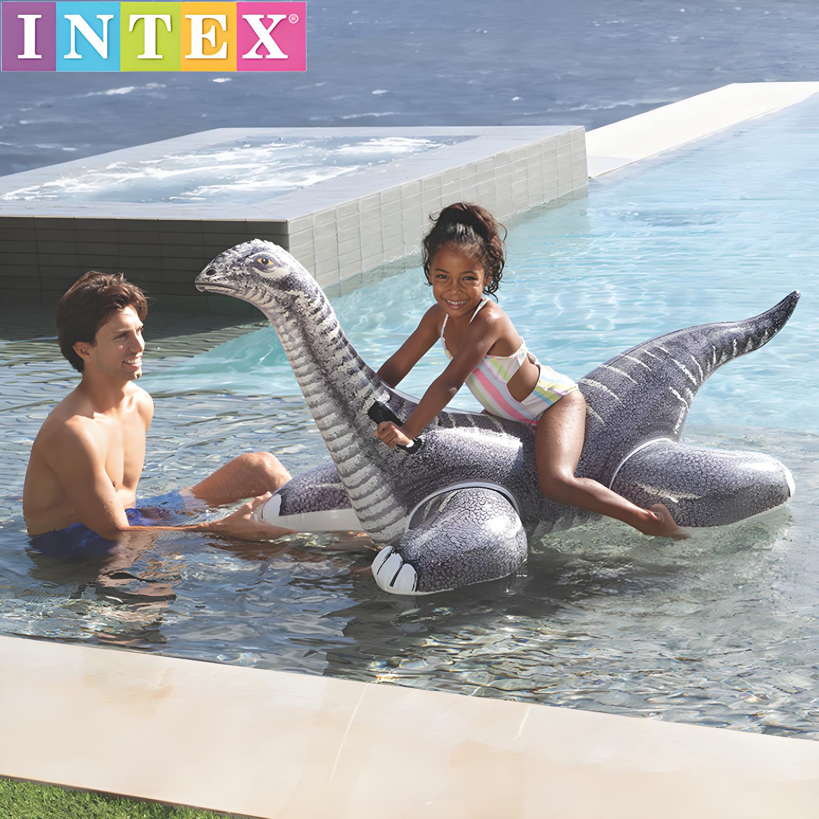INTEX超大恐龙水上坐骑不侧翻