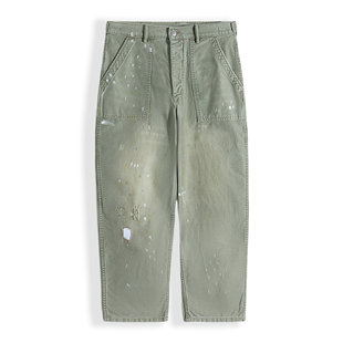 美式经典Relaxed Fit Pant复古脏洗油磨破补丁工装休闲裤26071502