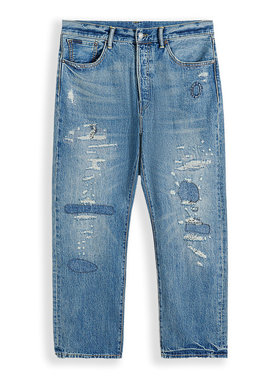 美式经典 Vintage Distressed Jean复古超重工破洞牛仔裤26050606