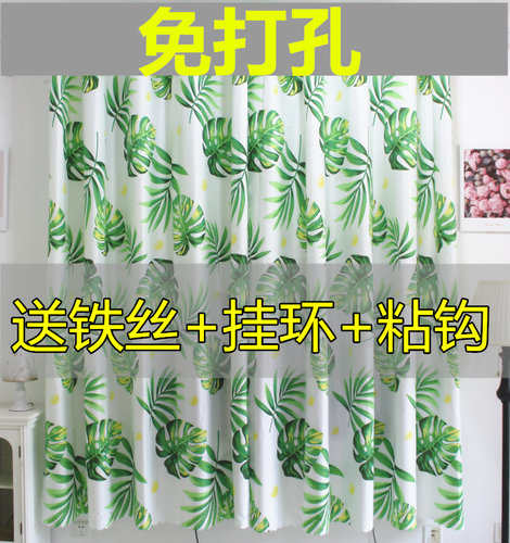 便宜出租房飘窗短帘客厅隔断帘