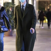 毛呢大衣男中长款 高端外套 修身 双面羊绒风衣男加厚英伦过膝秋冬季