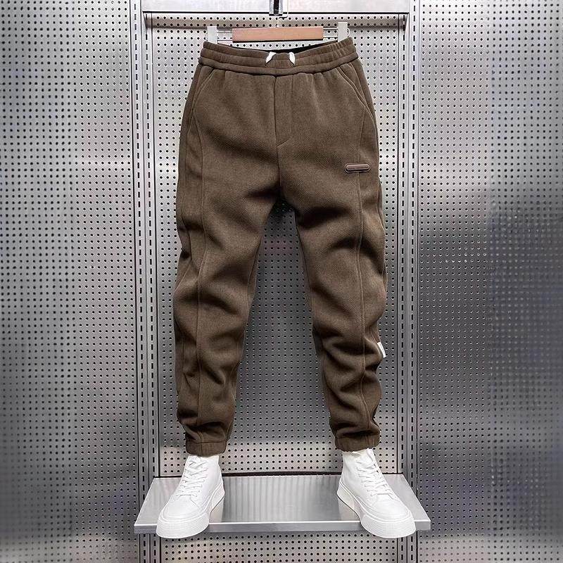 休闲裤男士春秋季新款灯芯绒哈伦裤潮牌痞帅百搭束脚运动卫裤子男,男装,休闲裤,淘宝优惠券,粉丝福利购,淘宝优惠卷
