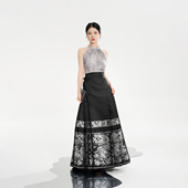 织造司 挂脖上衣盘扣开合领绑带抹胸 无袖 风妩 包容所有身材新中式