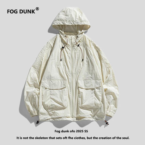 FOG DUNK防晒衣男女夏季防紫外线冲锋衣宽松户外防晒服薄款外套