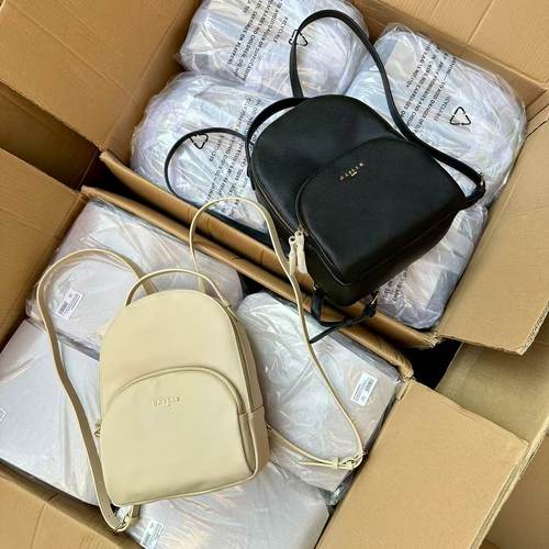 必抢！出口意大利~外网在售600+！外贸高级感十字纹男女双肩背包