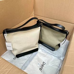 口碑好货！正价500+！国内公司单~帆布休闲百搭水桶单肩包斜挎包