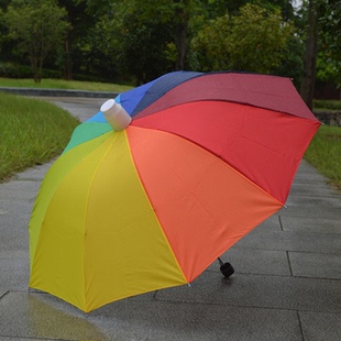 带防水套折叠伞10骨塑料伞套雨伞男女通用伞双人伞遮阳晴雨两用伞