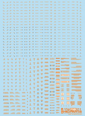 EVO HIQ UC12 高达 MGHG吉翁夏亚联邦通用系水贴钢魂样式