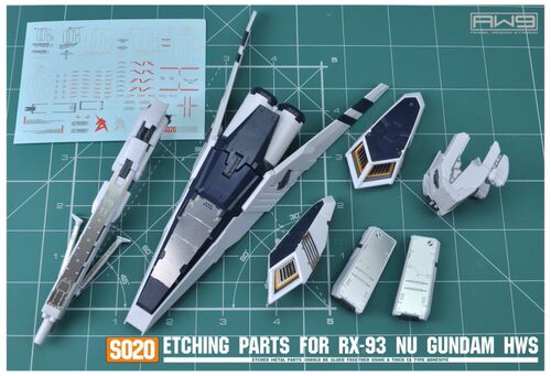 S020 1/144 RG RX-93 NU GUNDAM HWS/牛高达HWS重武器装备蚀刻片
