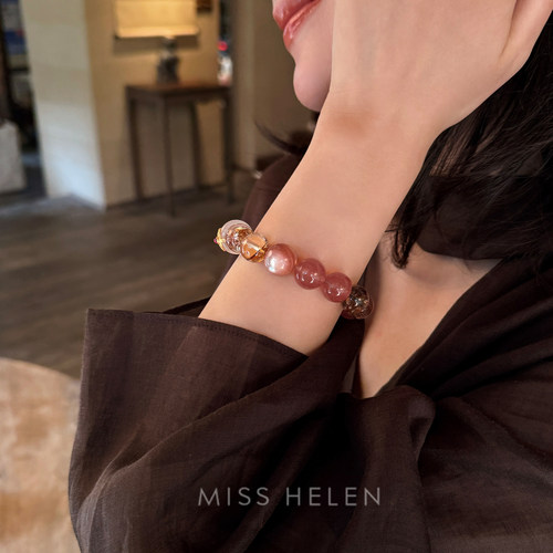 MISS HELEN 春信水晶手串通勤休闲轻奢百搭送闺蜜生日礼物