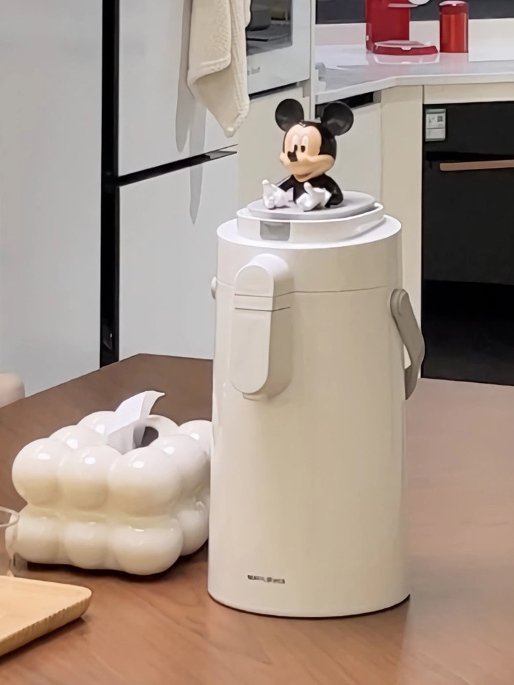 五月花保温壶暖壶气压式热水瓶按压式保温瓶热水壶家用暖瓶大容量