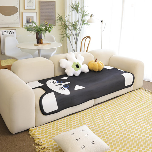 冰丝防滑卡通可爱组合异形沙发垫