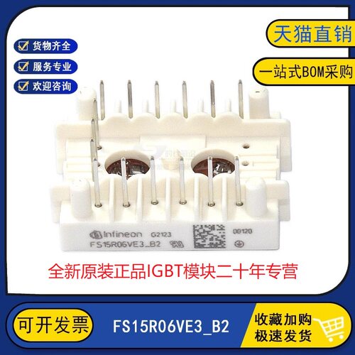 原装全新 FS15R06VE3_B2 变频逆变器电机电力IGBT模块15A600V - 封面