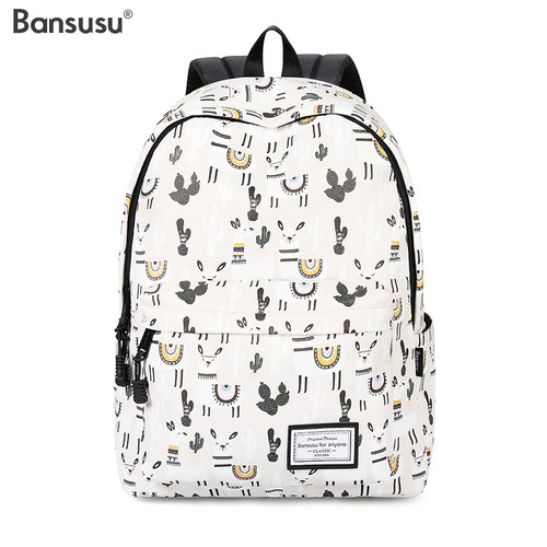 Bansusu.2026新款卡通双肩包大容量书包女初高中生旅行包短途情侣