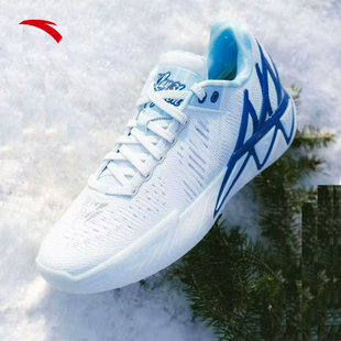 安踏男鞋KT11圣诞配色丨氮科技耐磨防滑专业实战低帮篮球鞋子男款