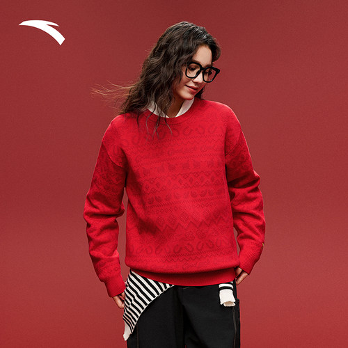 安踏好事发生休闲毛衣