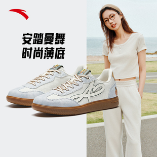 安踏女鞋曼舞丨薄底德训鞋女款2026春季新款芭蕾舞风板鞋运动鞋子