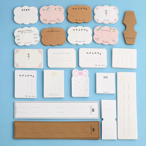 Аксессуар для волос, заколка для волос, серьги, упаковка, карточки ручной работы, набор материалов, аксессуар для сумки, «сделай сам»