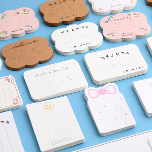 Аксессуар для волос, заколка для волос, серьги, упаковка, карточки ручной работы, набор материалов, аксессуар для сумки, «сделай сам»