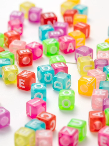 Акриловые бусины с буквами, браслет из бисера ручной работы, ожерелье, брелок, аксессуар, аксессуары, английский, DIY