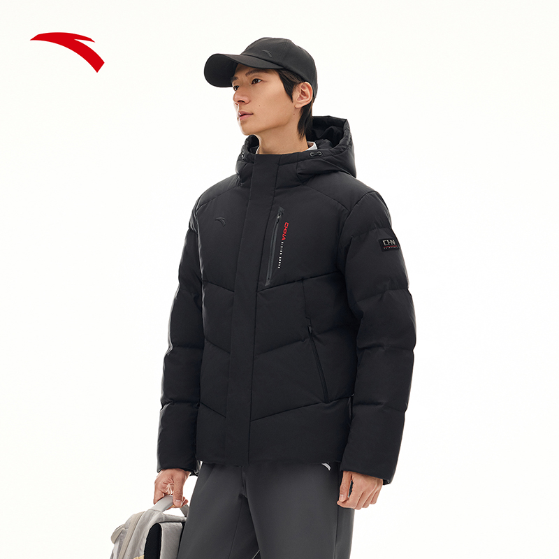 安踏男子保暖羽绒服外套