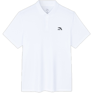 安踏polo衫男款短袖t恤2026夏季新款男士透气舒适翻领速干冰丝T恤