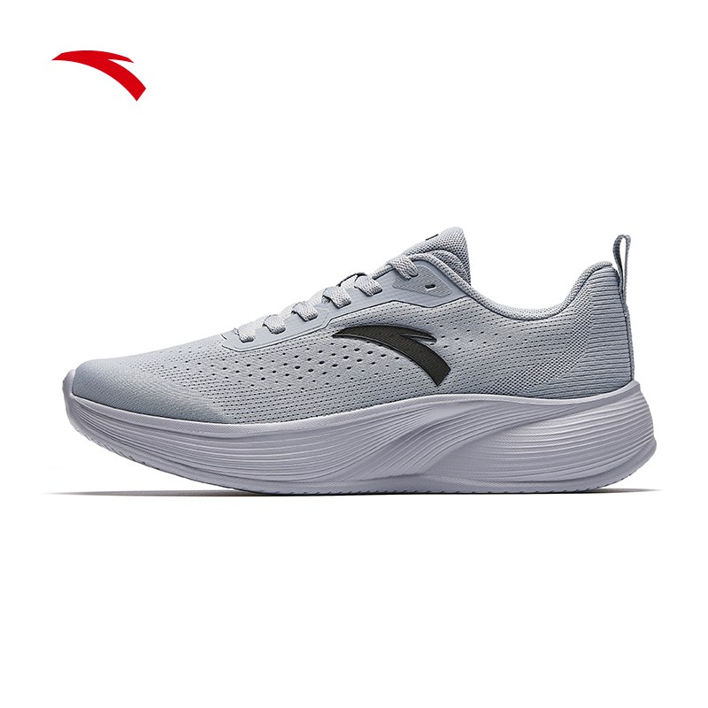安踏男鞋运动鞋男款2026春季新款官方旗舰正品黑色男士跑步鞋子男