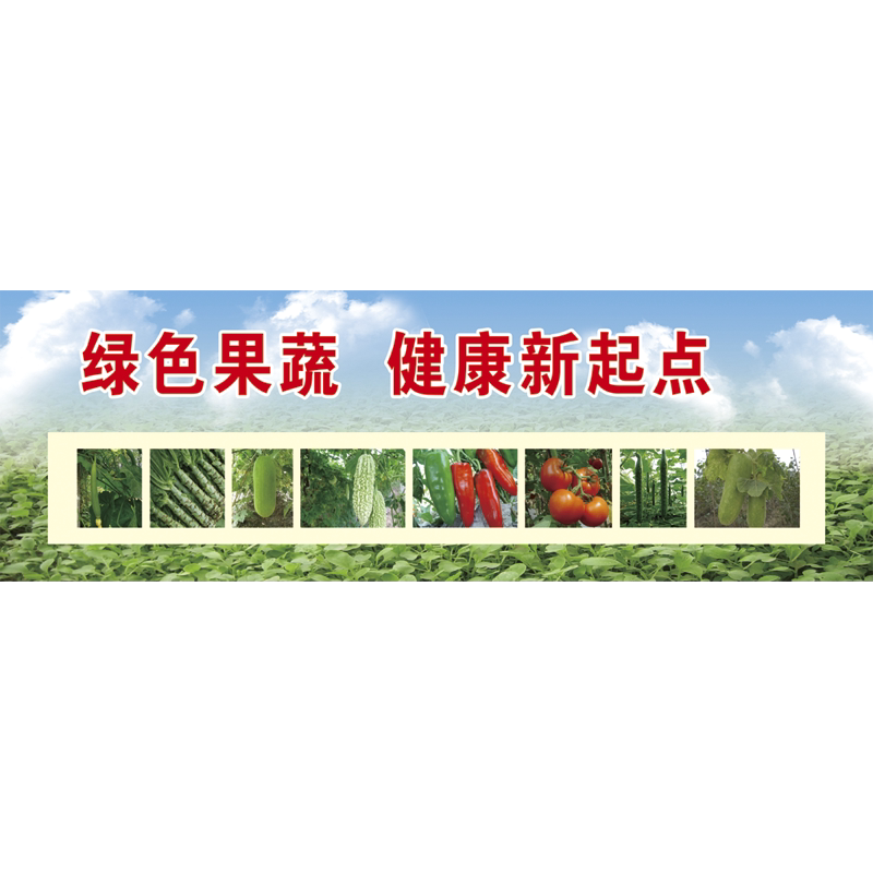 634海报印制海报展板素材875绿色果蔬菜宣传画