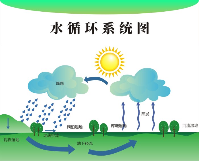 水路大循环图 示意图图片