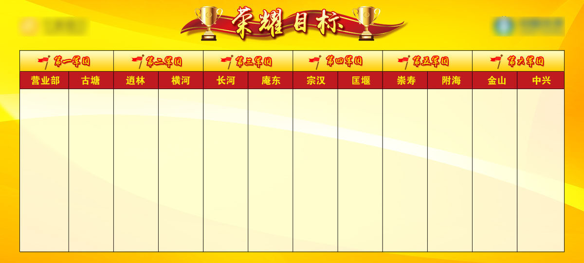 756海报印制展板写真喷绘挂图1022荣耀目标销售排行业绩榜比一比