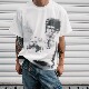 EIGHTHOOD 型印花短袖 李小龙 人物T复古VINTAGE休闲短宽BOXY版