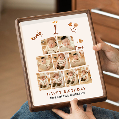 创意蛋糕宫格生日相框周岁礼物