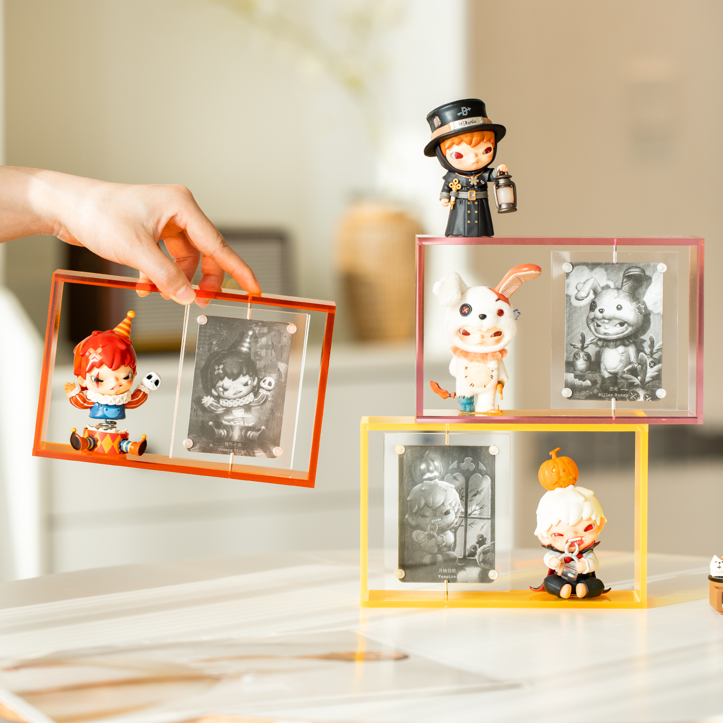 小野亚克力盲盒展示框装饰收纳框