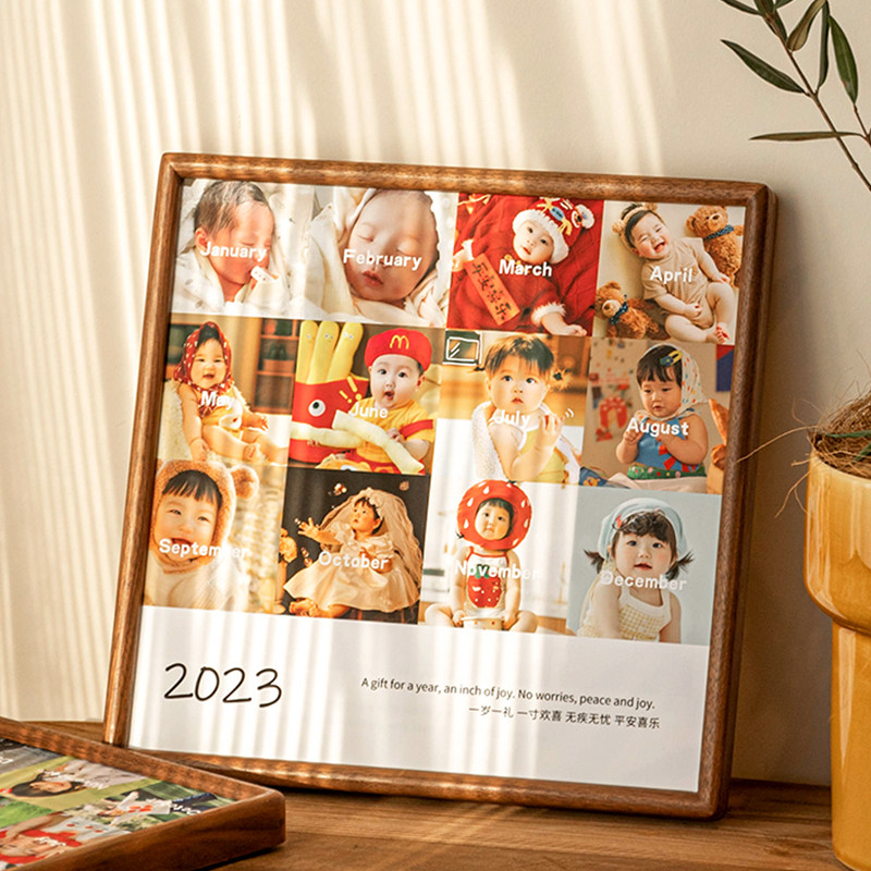 宝宝成长仪式感记录纪念相框