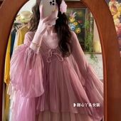 上衣女 沙滩度假衣超仙气质娃娃衫 2025春夏甜美雪纺衫 宽松长袖